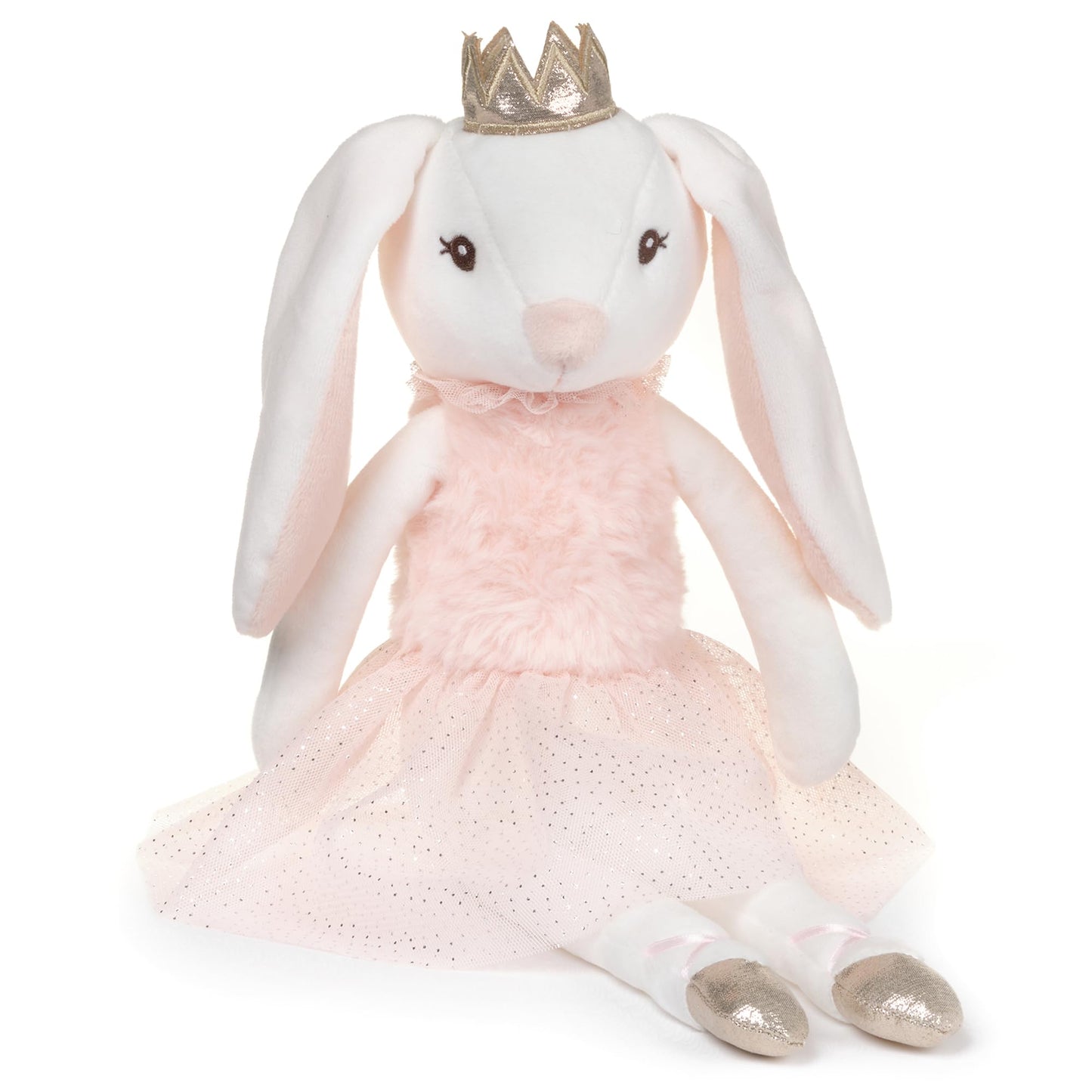 Bearington Sparkles Soft Plush Teddy Bear Tooth Fairy Doll, 14 Inches