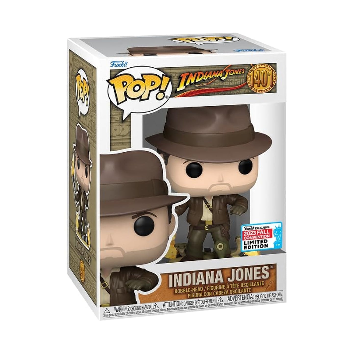 Pop! Movies: Indiana Jones Raiders Of The Lost Ark - Indiana Jones With Snakes (Nycc 2023 Shared Exclusive)