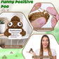 Netholid Inspirational Birthday Gifts 2P Positive Poo Emotional Crocheted Support Crochet Pickle Funny Handmade Crochet With Pos