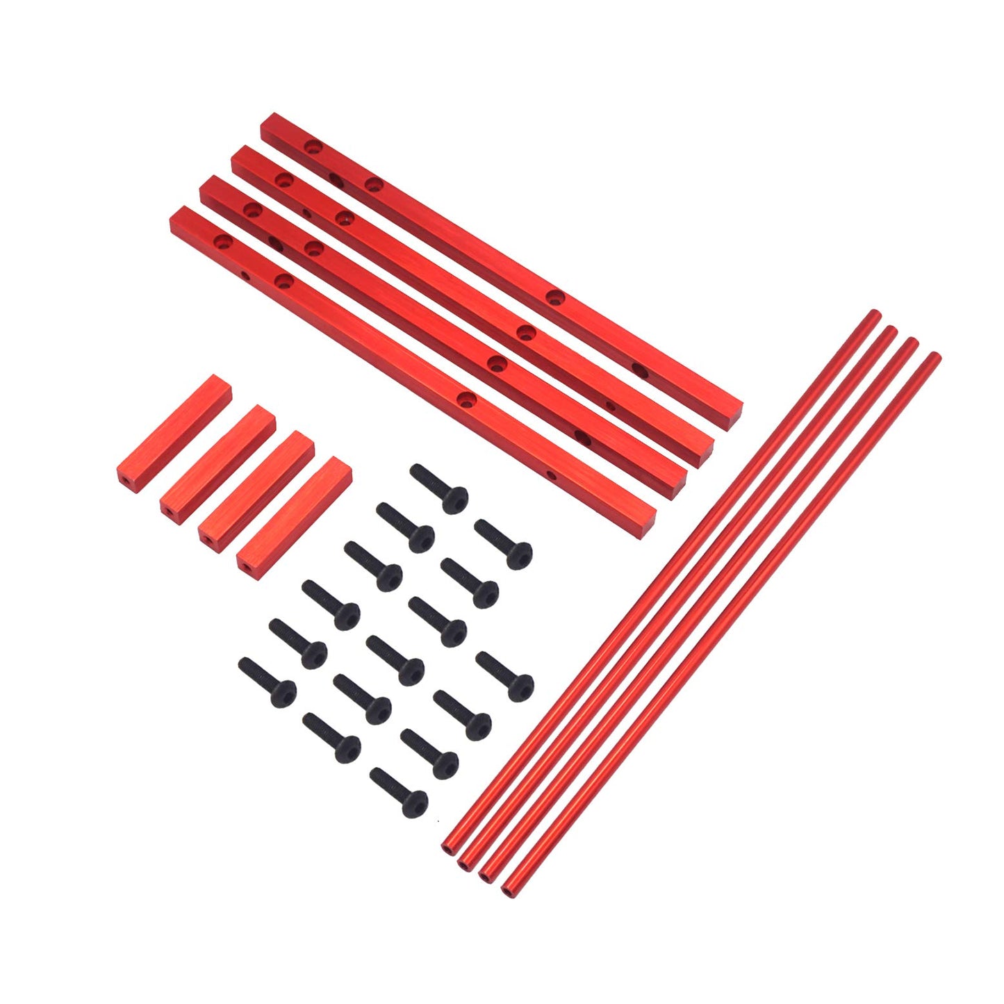 Share Goo RC Car Metal Tire Rack Wheel Tyre Storage Shelf Compatible with Traxxas TRX-4 Axial SCX10 D90 RC Crawler Car 1.9inch 2