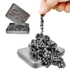 QOUXZ Magnetic Ferrite Putty Rock, More Than 500 Mini Weak Magnet Smooth Ferrite Pebbles, Small Magnetic Beads Fidget Adults Toy