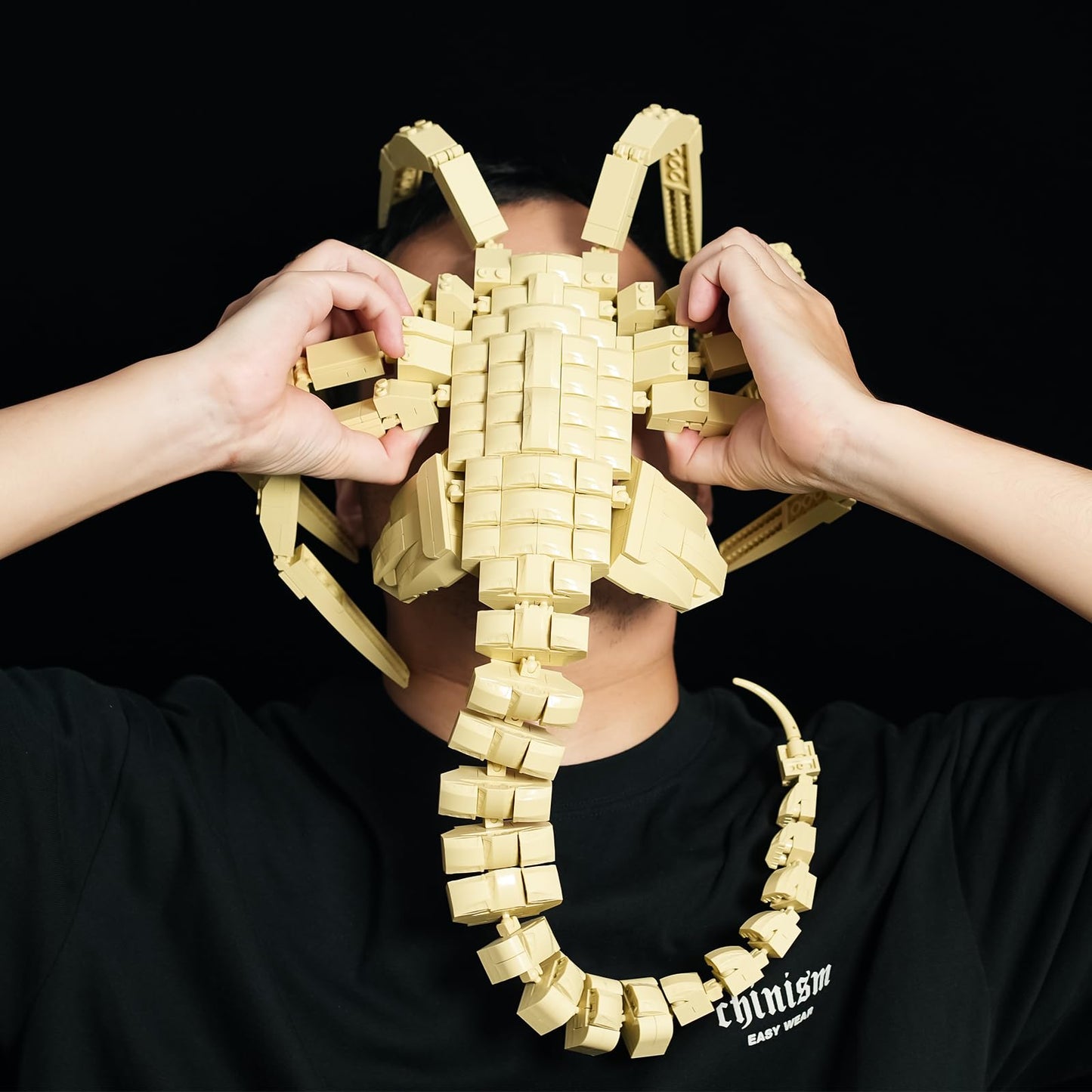 Xenomorph Facehugger Action Figure Building Kit Compatible With Lego,Cool Halloween Horror Toys For Adults And Boys 8-14 Years U