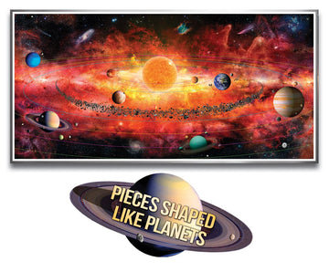 A Broader View The Solar System Puzzle - 500 Piece, Model 158A, Educational Fun