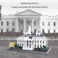 Liberty Imports White House Building Blocks Set, 770 Pieces Washington D.C. White House Famous Landmark Series - Architecture Br