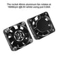 Arrarown Rc Motor Cooling Fan 40Mm 16000Rpm Fits Diameter 56Mm 55Mm 58Mm Motor Fan Heatsink For 1/5 1/6 Rc Truck Car (Silver Bla