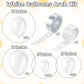 200 Pieces White Balloons Different Sizes 5 10 12 18 Inch White Balloon Arch Kit White Balloon Garland White Latex Balloon For B