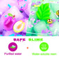 Scented 11 Pack Slime Kit With 4 Clear And 7 Butter Slime,Peach Slime,Super Soft Non-Sticky, Jelly Cube Crunchy Crystal Slime, B