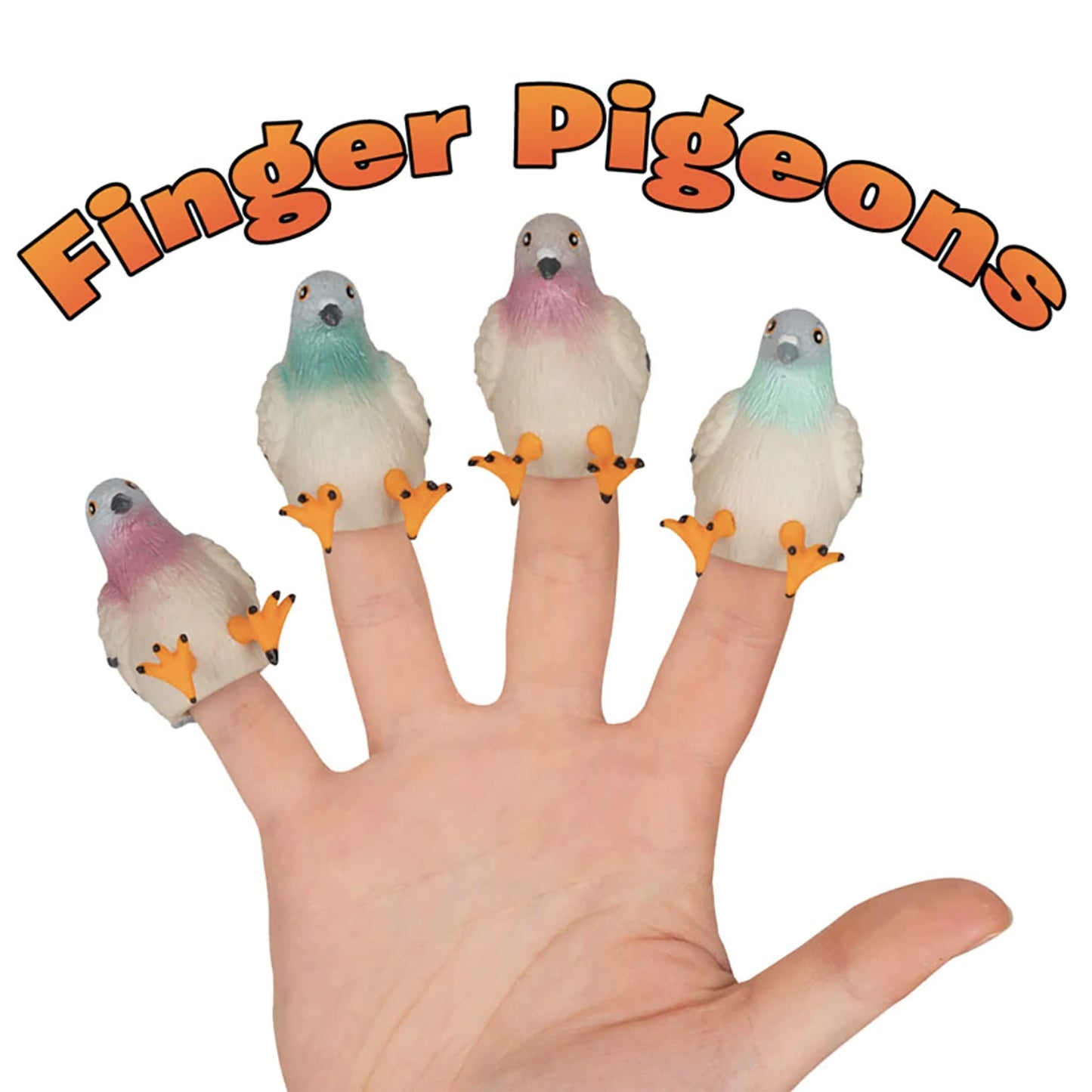 Mcphee Finger Pigeons Finger Puppets (4 Pack)
