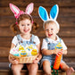 Miniinflat 12 Pcs Easter Eggs Painting Kit White Easter Eggs Coloring Decorating Crafts Kit Squeeze Eggs Bunny Toys With Dye Pai