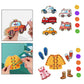 Merishopp Lacing Card Game Early Learning Toys Travel Toys For Baby Preschool Toddlers Transportation| Baby Learning Toy | Infan