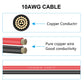 Riieyoca Xt90 To O Ring Terminal Cable,Xt90 Female To O Ring Connector Cable,With 1M 10Awg Silicon Wire,For Rc Lipo Battery Fpv