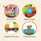 B. Toys- Critter Express- Train Set – Musical Train – Lights & Sounds – Classic Toys For Toddlers, Kids – 2 Years +