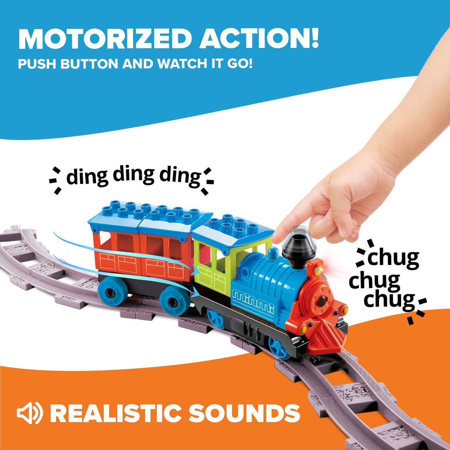 Electric Train Set-Toddler Train Toy Figures & Playsets For Age 2-10Year Old Boy Toy Trains, Kids Toy Train Sets For Boys&Girls,