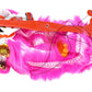 Mandala Crafts Hand String Puppet With Rod, Chinese Marionette Lion Toy, Orange On White
