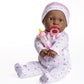 Jc Toys - La Baby | African American 20-Inch Large Soft Body Baby Doll | Washable | Removable Pink Outfit W/ Hat And Pacifier | For Children 2 Years +