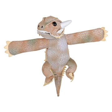 Wild Republic Huggers Horned Lizard, Stuffed Animal, 8 Inch, Plush Toy, Fill Is Spun Recycled Water Bottles