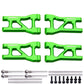 HobbyPark Aluminum Suspension Arms Set (Front and Rear) for Traxxas 1/18 LaTrax Teton Upgrades Desert Prerunner, Replace Parts 7