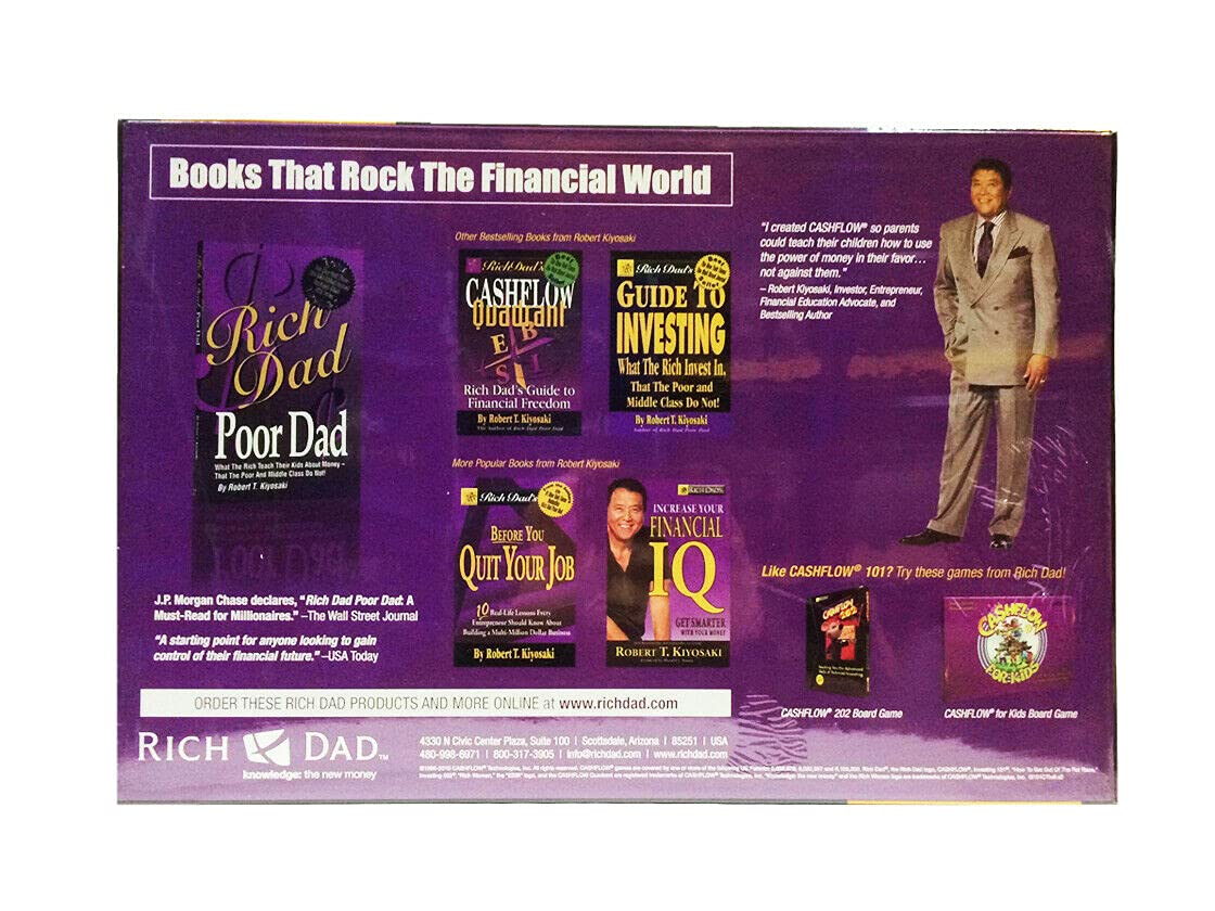 CASHFLOW RIch Dad CashFlow 101 Board Game for 2-6 Players, Multicolor