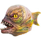 PartyHop Piranha Fish Mask Latex Full Head Scary Horror Animal Mask Fancy Dress for Halloween Carnival Costume Party