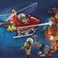 Playmobil 71195 City Action Fire Helicopter, Air-Based Playset With Firing Cannon, Fun Imaginative Role-Play, Playset Suitable For Children Ages 4+
