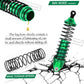 Rcarmumb RC Upgrades Part for 1/10 Rustler VXL/Rustler VXL 2wd, Stampede VXL/Stampede VXL 2wd,Alloy Front Rear RC Shocks Absorbe