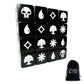 Forfamy Ghost Costume Kids Glow In The Dark Hooded Cloak White Halloween Costumes Spooky Trick Or Treating Cosplay Poncho (White