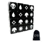 Citadel Black Mtg Mana Dice Set Of 16 Premium Dice – With Velvet Drawstring Pouch, Magic: The Gathering