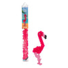 Plus Plus 3D Animal Figurine Building Block Set, 70 Mini Interlocking Puzzle Pieces, Fun Stem Toys For Kids - Flamingo Mini Maker Tube