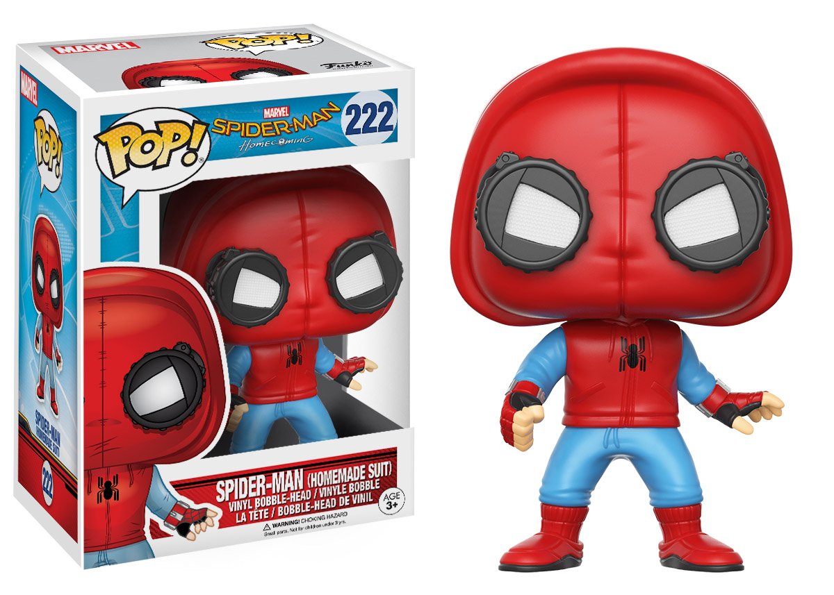 Funko Pop Marvel Spider-Man Homecoming Spider-Man Homemade Suit Action Figure