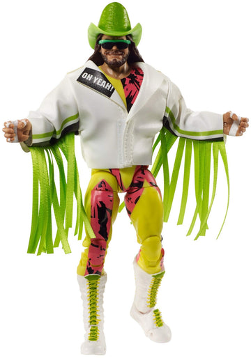 Wwe Ultimate Edition “Macho Man” Randy Savage Action Figure, 6-In /15.24-Cm, With Interchangeable Heads, Swappable Hands, & Entrance Gear For Ages 8 Years Old & Up