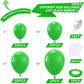 Nisocy Green Balloons Arch Garland Kit, 102Pcs 18In 12In 10In 5In Green Balloons Different Sizes For Birthday Wedding Baby Showe