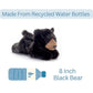 The Petting Zoo Black Bear Stuffed Animal Plushie, Gifts For Kids, Scoopz Wildlife Animals, Bear Plush Toy, 8 Inches