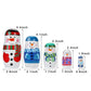 Mornajina 5Pcs Handmade Wooden Russian Nesting Dolls, Snowmen Nesting Dolls, Matryoshka Dolls Christmas Birthday Gift