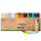 Honeysticks Jumbo Crayons (24 Pack) - 100% Pure Beeswax Crayons - Non Toxic Crayons For Kids - Large Crayons, Easy To Hold And Use, Unbreakable, Eco Friendly, Preschool Art Supplies, For Kids 2-4, 4-8