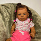 Reborn Baby Dolls Black Girl 23 Inch Soft Body Realistic-Newborn Anatomically Correct Real Life Baby Dolls African American Long