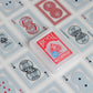 Bicycle Waterproof Red Playing Cards, Clear Plastic Playing Cards, Made from 30% Recycled Plastic, Perfect for Pool Games, Beach