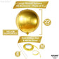 Huge, Gold Foil Balloon Set - Pack Of 6, 22 Inch | 360 Degree 4D Round Gold Foil Balloons For Gold Party Decorations | Large Gold Balloons For Graduation Party Decorations 2023 | Bachelorette Décor