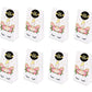 Sumerk 48 Pcs Cheers To 80 Stickers Large Bottle Stickers 80Th Birthday Stickers Card Seals 2 Inches Round Happy Birthday Party