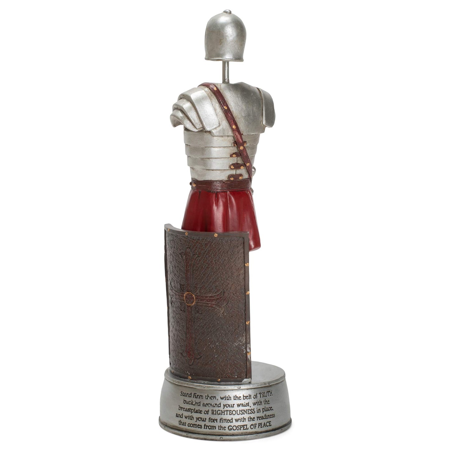 Dicksons Full protective covering of God Soldier Ephesians 6 Scripture 9.5 Inch Resin Stone Tabletop Figurine