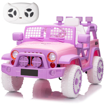 FINITO 12V Kids Ride On Car with Remote Control,12V Battery Powered Ride On Truck Switchable Electric Car for Kids for Boys with