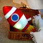Bstaofy Light Up Red Rocket Plush Toys Stuffed Led Glow Soft Cozy Nightlight Kids Gifts For Toddlers On Birthday Christmas, 14.5’’