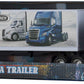 Wheel Master Freightliner Cascadia Tractor Trailer Play Toy Truck Vehicle for Kids, Freightliner Design, with Functions, Pre Bui