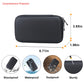 Elonbo Carrying Case Compatible with TaddToy 16 Bit Handheld Game Console for Kids mature-themeds  Classic Retro Video Games Travel Storage Cover Bag  Portable Electronic Game Player Organizer Holder  Black