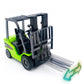 Qcar Forklift Warehouse Truck Vehicle Toy Forklift Construction Toys for Kids 1:50 Scale Heavy Metal Forklift (Green)