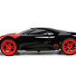 Jada Toys Marvel Spider-Man 1:16 Miles Morales 2017 Ford GT RC Remote Control Car 2.4GHz, Toys for Kids and Adults, Black