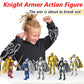 Knight Action Figures  Medieval Action Figures Knight protective covering Action Figure Multi-Jointed Movable Robot Mannequin (6 Packs)