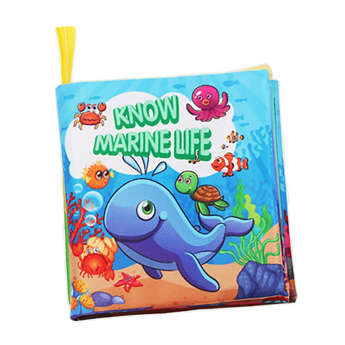 Ilsmysutra Crinkle Cloth Book Educational Sensory Toy Car Airplane Toy For Newborn Sea Animal|Toys For Baby|Other Toys For Baby