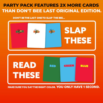 Quokka Don'T Bee Last Family Board Game - Party Pack Edition - Party Game For Kids & Adults Game Night - Fast Paced | Easy To Learn | 2-6 Players - Card Game For Boys And Girls Ages 8-10 Year Olds