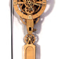 Abong David Mechanical Clock Kit - 3D Clock Wood Puzzle Model Kit - Diy Wooden Gear Clock - Wall Clock With Pendulum, No Batteri
