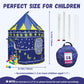 Prince Tent Boys Large Playhouse Kids Castle Play Tent Toy For Children Indoor And Outdoor Games, 53'' X 42'' (Hxd)